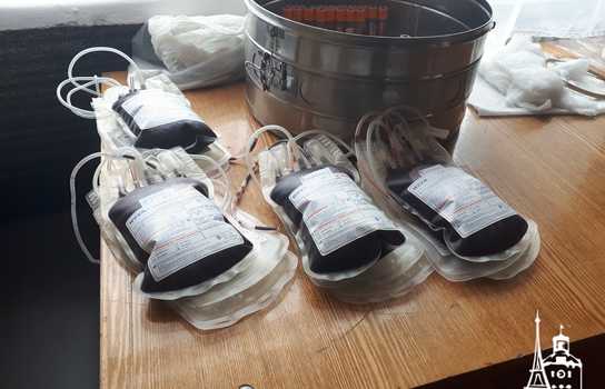 Новини Вінниці / Майбутні вінницькі рятувальники сьогодні стали донорами та поповнили банк крові 