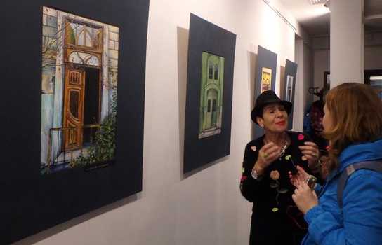 Новини Вінниці / «Кожен зайде у свої»: у Вінниці відкрилася виставка картин, на яких зображені старовинні двері із 5 міст України