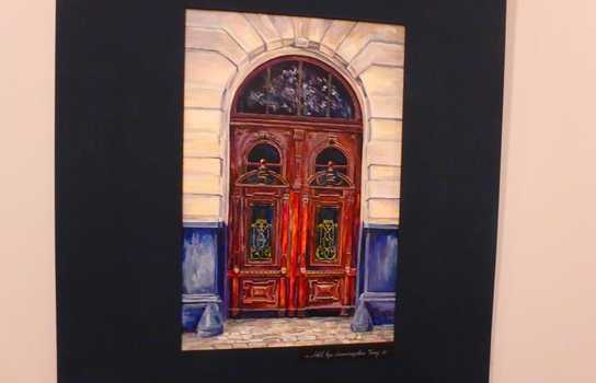 Новини Вінниці / «Кожен зайде у свої»: у Вінниці відкрилася виставка картин, на яких зображені старовинні двері із 5 міст України