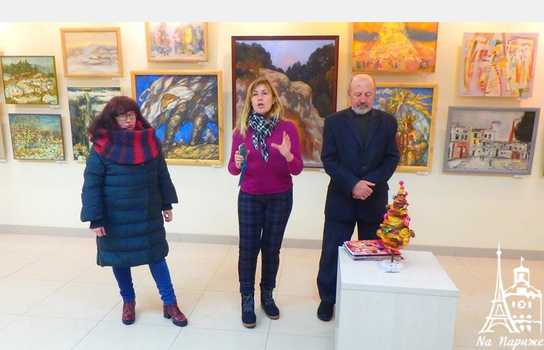 Новини Вінниці / Майже сто робіт підготували вінницькі художники для «Різдвяної палітри» (ФОТО)