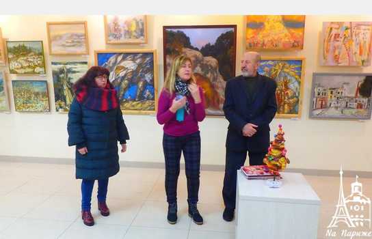 Новини Вінниці / Майже сто робіт підготували вінницькі художники для «Різдвяної палітри» (ФОТО)