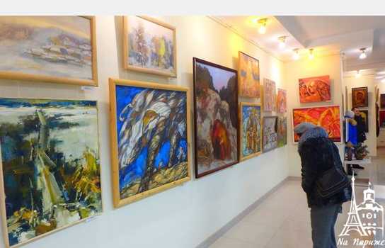 Новини Вінниці / Майже сто робіт підготували вінницькі художники для «Різдвяної палітри» (ФОТО)