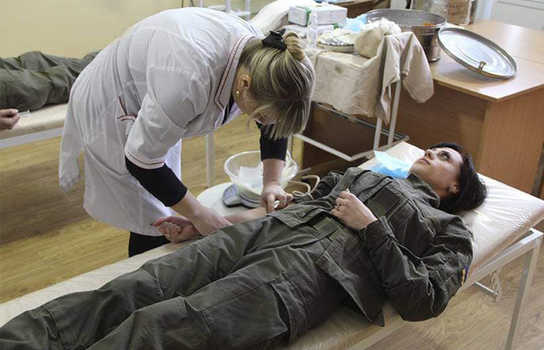 Новини Вінниці / Калинівські нацгвардійці поповнили обласний банк крові майже на 30 літрів 