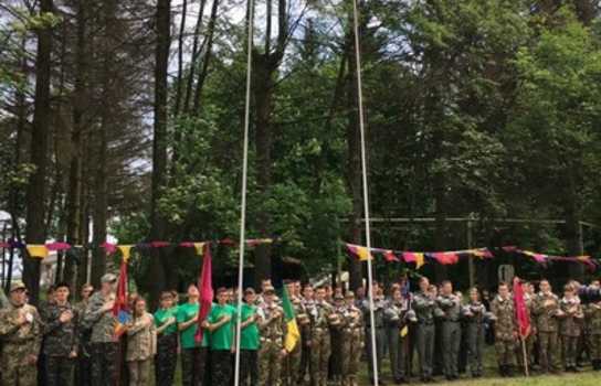 Новини Вінниці / Учасники гри «Сокіл» («Джура») на Вінниччині знайомились зі зброєю та спілкувались із ветеранами АТО (ФОТО)