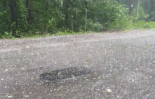 Новини Вінниці / Біля Вінниці пройшов град (ФОТО)