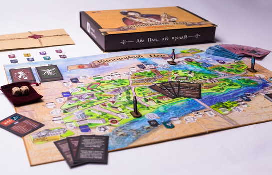 Новини Вінниці / Для вінничан розробили унікальну настільну гру «Вінницький Пан». На презентації містяни та гості міста можуть зіграти та придбати новинку (ФОТО)