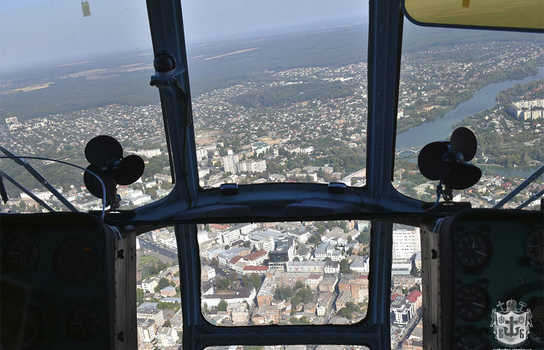 Новини Вінниці / Навколо Вінниці на борту гвинтокрила облетіла ікона Божої Матері «Вінницько-Рожецька» (ФОТО)