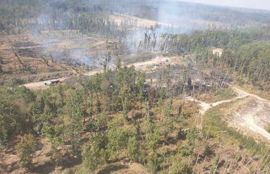 Новини Вінниці / Стали відомі наслідки пожежі та вибухів на арсеналі в Калинівці (ФОТО)