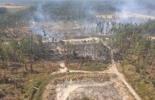 Новини Вінниці / Стали відомі наслідки пожежі та вибухів на арсеналі в Калинівці (ФОТО)