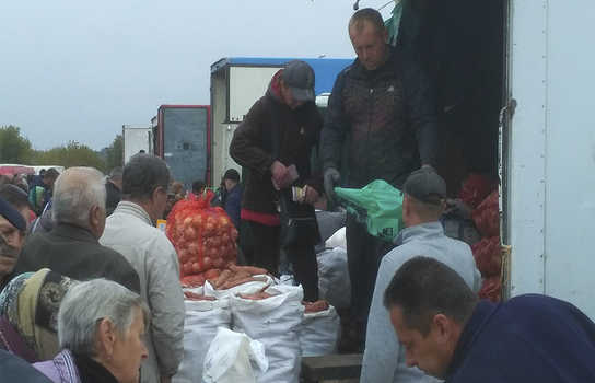 Новини Вінниці / У Вінниці стартував ярмарковий сезон: з музиками та дешевою цибулею (ФОТО)