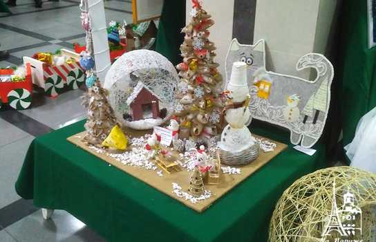 Новини Вінниці / У холі Вінницької міськради відкрилася новорічна виставка (ФОТО)