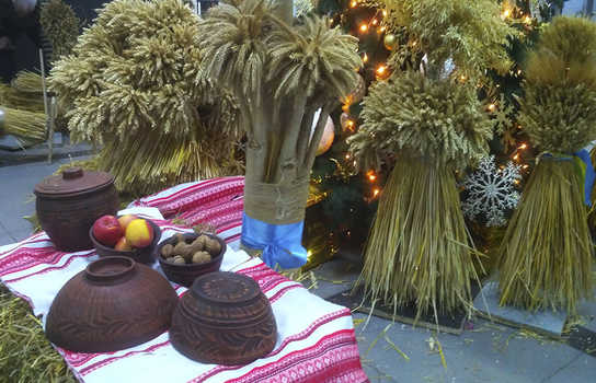 Новини Вінниці / В фойє Вінницької міськради відкрили виставку дідухів (ФОТО)