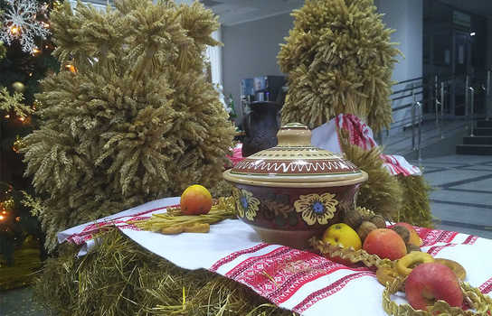 Новини Вінниці / В фойє Вінницької міськради відкрили виставку дідухів (ФОТО)