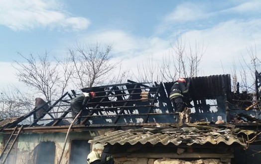 Новини Вінниці / На Вінниччині вогонь зруйнував господарську будівлю (ФОТО)
