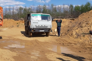 Новини Вінниці / На Вінниччині екологи на гарячому накрили працюючий незаконний кар’єр