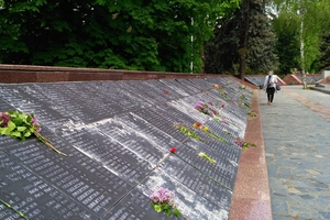 Новини Вінниці / До Вічного вогню у Вінниці покласти квіти прийшли сотні родин з дітьми 