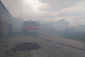 Новини Вінниці / На Вінниччині, через несправну електрику, горіла господарча будівля (ФОТО)