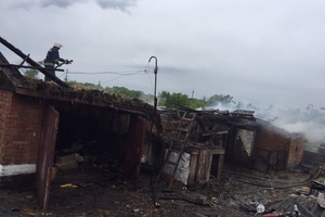 Новини Вінниці / На Вінниччині, через несправну електрику, горіла господарча будівля (ФОТО)