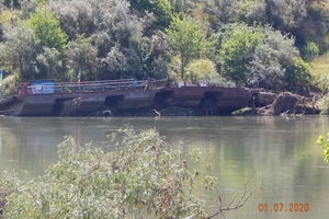 Новини Вінниці / Вінниччина залишилася без поромної переправи з Молдовою через «ДТП» на Дністрі та повноводдя (ФОТО)