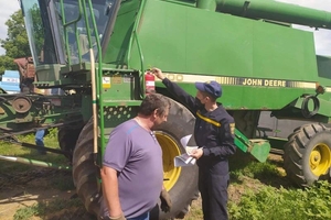 Новини Вінниці / На Вінниччині жнива проходять під контролем вогнеборців