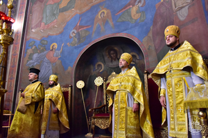 Новини Вінниці / Митрополит Вінницький і Барський Симеон вперше після того, як подолав коронавірус, відслужив молебень у соборі (ФОТО)