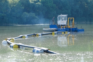 Новини Вінниці / На Вінниччині тривають роботи по очищенню річки Південний Буг (ФОТО, ВІДЕО)