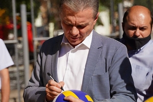 Новини Вінниці / У Вінниці з‘явився професійний волейбольний майданчик (ФОТО)