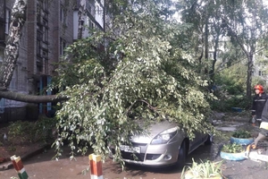 Новини Вінниці / Вінницю злива і град перетворили на Венецію (ВІДЕО)