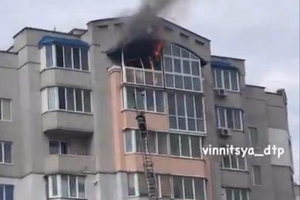 Новини Вінниці / «Поділля» у диму: у Вінниці ліквідовано займання у квартирі (ФОТО, ВІДЕО)