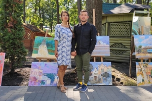 Новини Вінниці / Харків‘яни залишили фонду «Кращий художник» чотири картини з вінницькими та житомирськими пейзажами