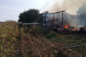 Новини Вінниці / Через дитячі ігри на Вінниччині згоріло 5 тонн сіна (ФОТО)