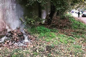 Новини Вінниці / Багаття посеред вулиці: сусіди "здали" вінничанку, яка отруювала район димом (ФОТО)