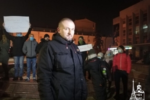 Новини Вінниці / У Вінниці активісти вийшли на майдан на підтримку Сергія Стерненка (ФОТО, ВІДЕО)