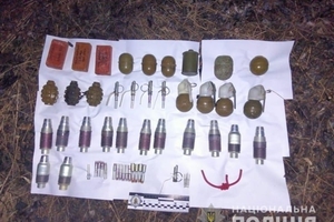 Новини Вінниці / У лісосмузі на Вінниччині виявили схрон зі зброєю та вибухівкою