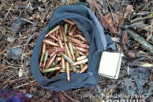 Новини Вінниці / У лісосмузі на Вінниччині виявили схрон зі зброєю та вибухівкою