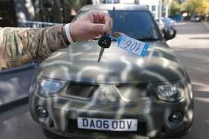 Новини Вінниці / Перша автівка завдяки споживачам газу Вінниччини відправилась на передову