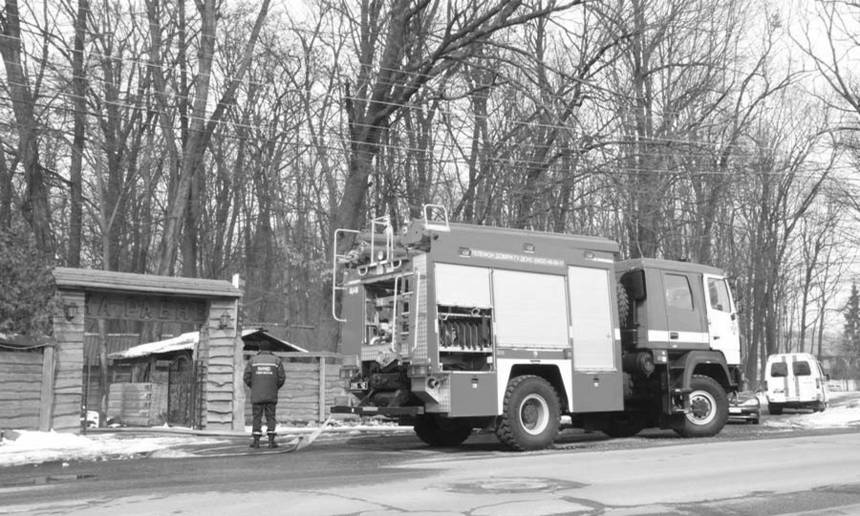 Новини Вінниці / Біля Лісопарку загорілося кафе