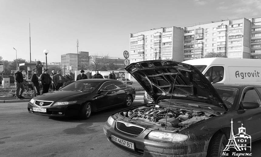 У Вінниці водії, які протестували проти підвищення цін на пальне, заблокували заправки / Новости Винницы и области / Інформаційний портал На Париже Новини Вінниці / У Вінниці водії, які протестували проти підвищення цін на пальне, заблокували заправки