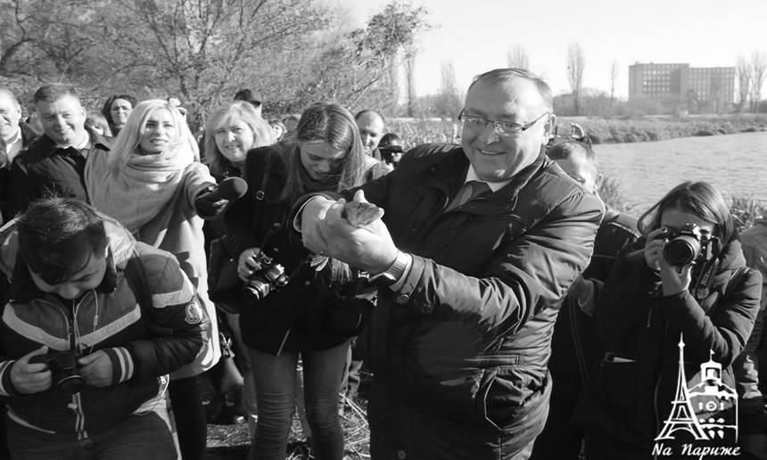 Новини Вінниці / Зариблення Південного Бугу у Вінниці: у річку випустили мальків коропа, щуки та білого амура на 300 тисяч гривень 