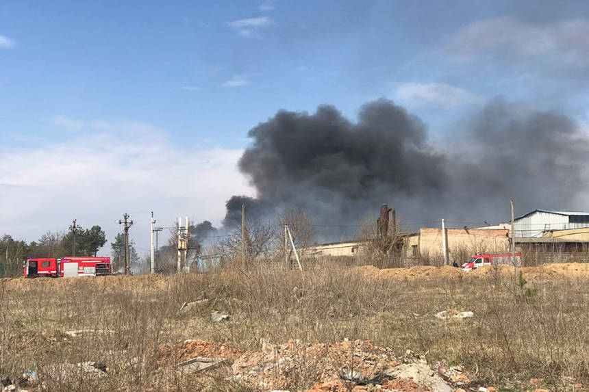 Новини Вінниці / У Барському районі загорівся птахокомплекс