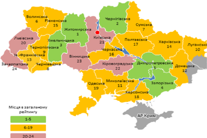 Новини Вінниці / Вінниччина продовжує «пасти задніх» за темпами об’єднання громад: оприлюднено свіжий рейтинг від Мінрегіону