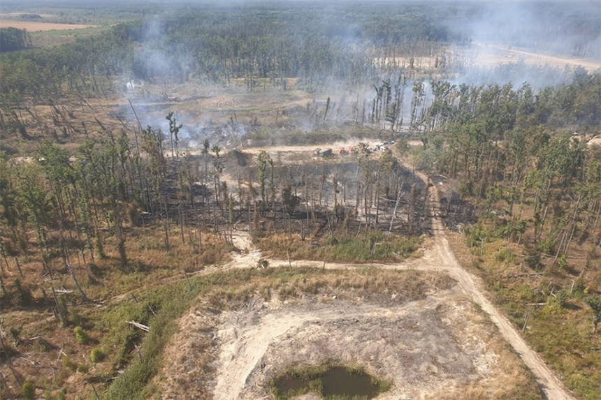 Новини Вінниці / Стали відомі наслідки пожежі та вибухів на арсеналі в Калинівці (ФОТО)