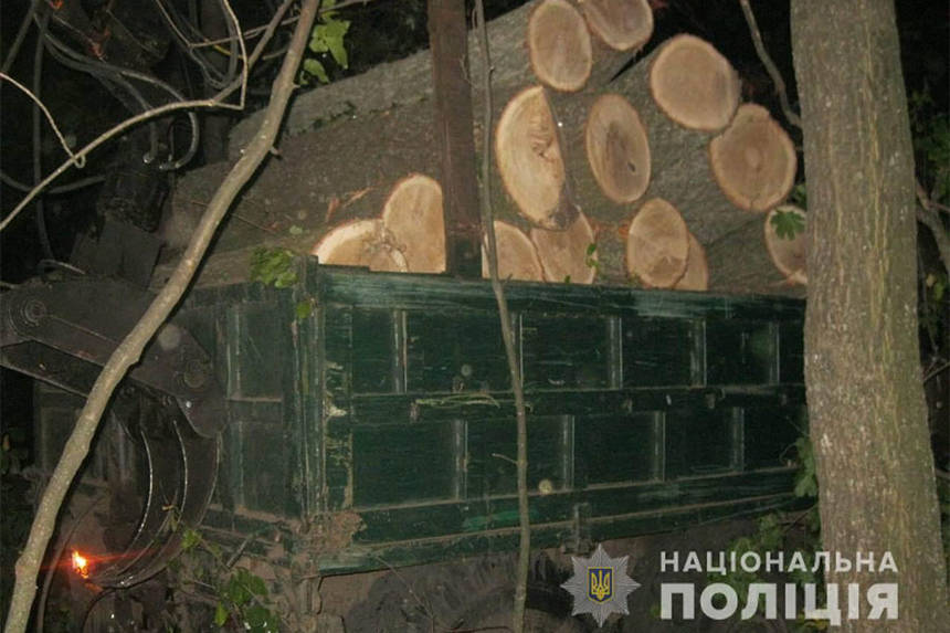 Новини Вінниці / Вночі на Вінниччині затримали вантажівку «чорних лісорубів» 