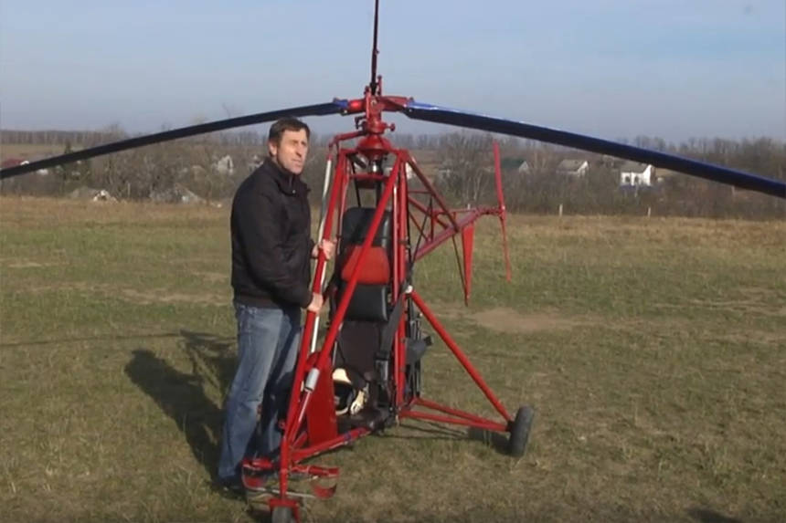 Новини Вінниці / Талановиті подоляни продовжують дивувати. Вінничанин власноруч зібрав гвинтокрил (ВІДЕО)