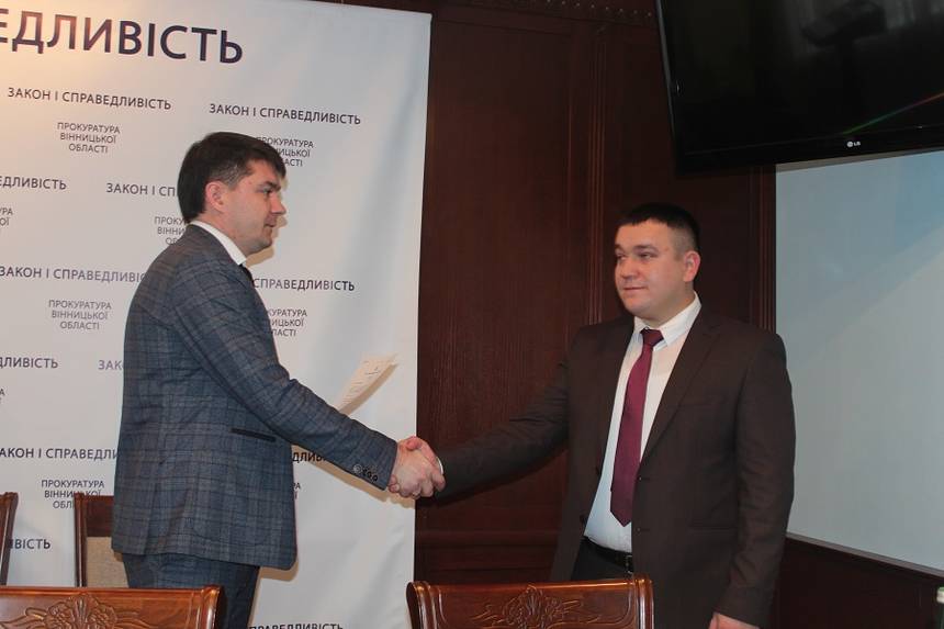 Новини Вінниці / Рябошапка призначив прокурору Вінниччини нового заступника 