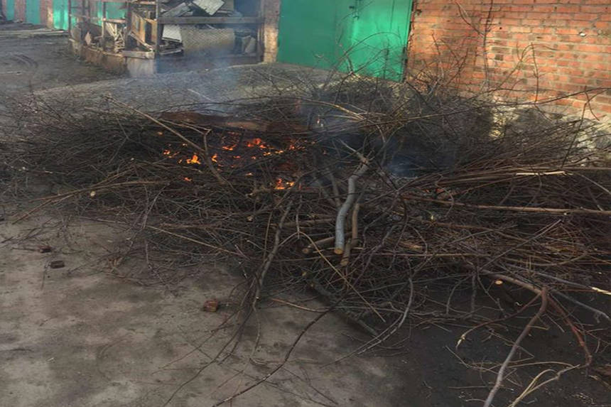 Новини Вінниці / На території гаражного кооперативу Вінниці «розшукали» палія непотребу