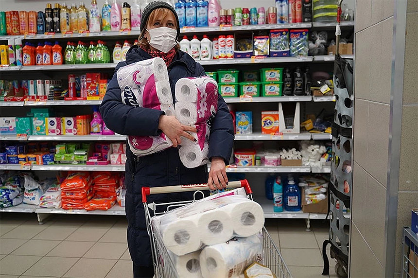 Новини Вінниці / Чому при епідеміях вінничани в першу чергу скуповують туалетний папір?