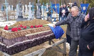 Новини Вінниці / У Жмеринському районі на Вінниччині поховали загиблого в зоні бойових дій Сергія Сорочинського