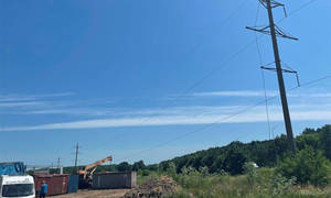 Новини Вінниці / Через підйомний кран з контейнером половина Вінниці знеструмлена, а власник контейнерів загинув