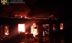 Новини Вінниці / На Вінниччині вночі згорів магазин будматеріалів